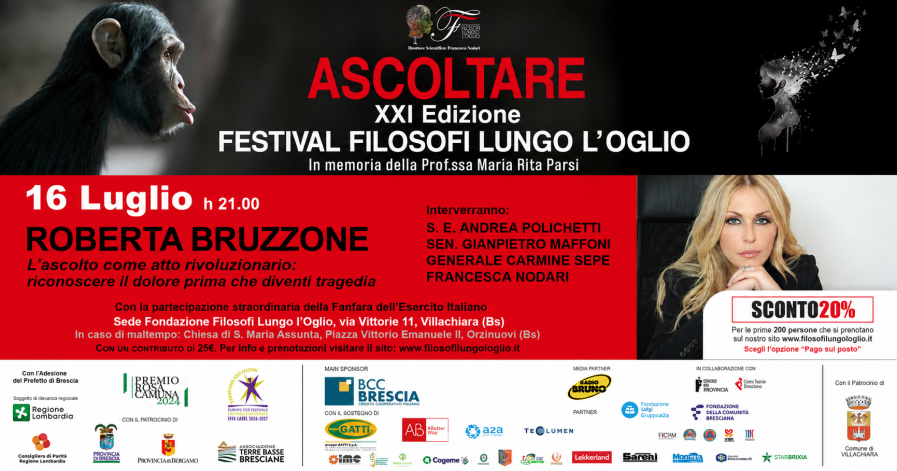 ROBERTA BRUZZONE – L’ascolto come atto rivoluzionario
