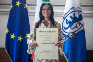 Francesca Nodari è stata nominata Ufficiale al merito della Repubblica italiana