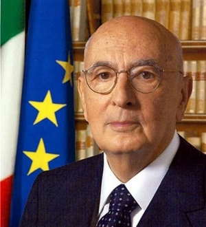 il Presidente della Repubblica giorgio napolitano