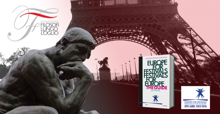 DOMENICA 27 SETTEMBRE A PARIGI LA CONSEGNA DELL’EFFE LABEL 2015-2016 AL FESTIVAL FILOSOFI LUNGO L’OGLIO