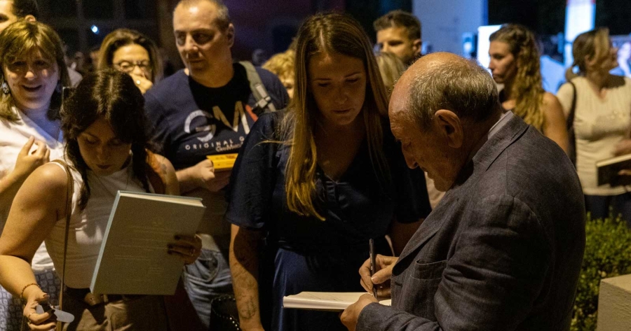 Umberto Galimberti nella scorsa edizione del Festival